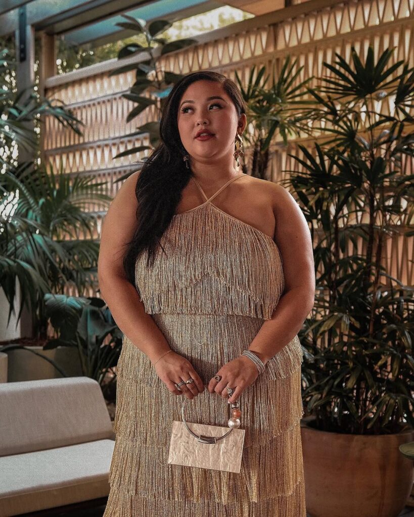 plus sized wedding guest dress