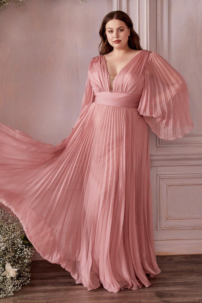 plus sized wedding guest dress