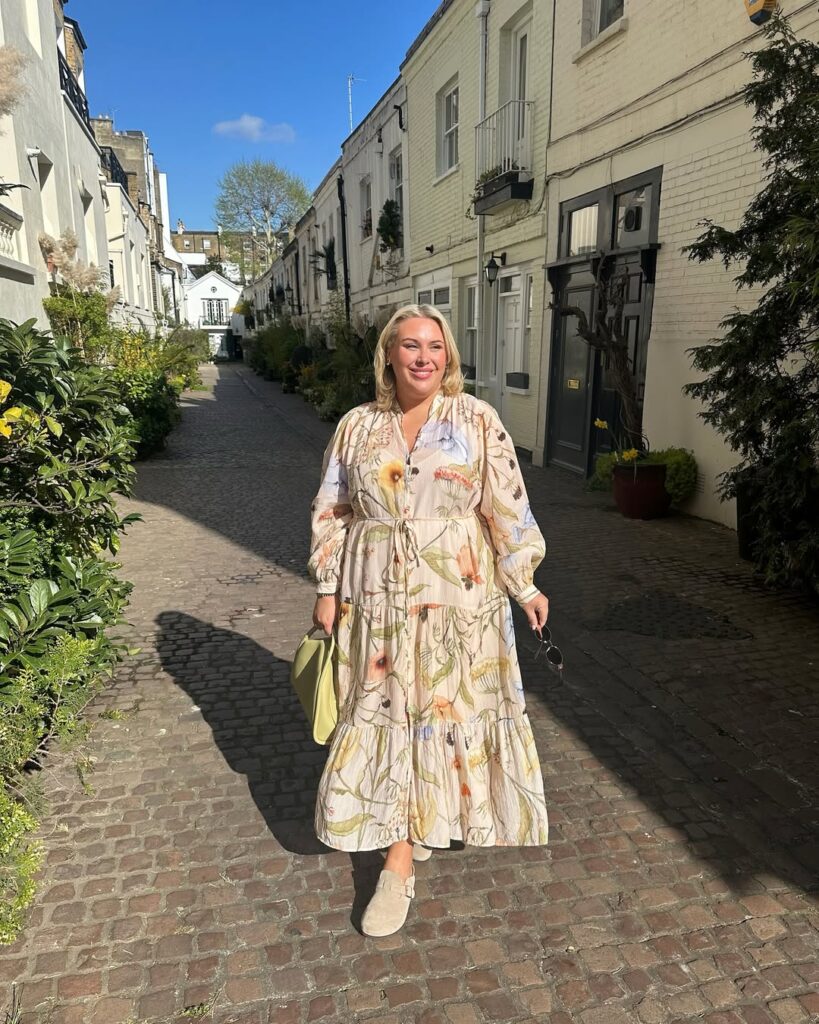 plus sized wedding guest dress