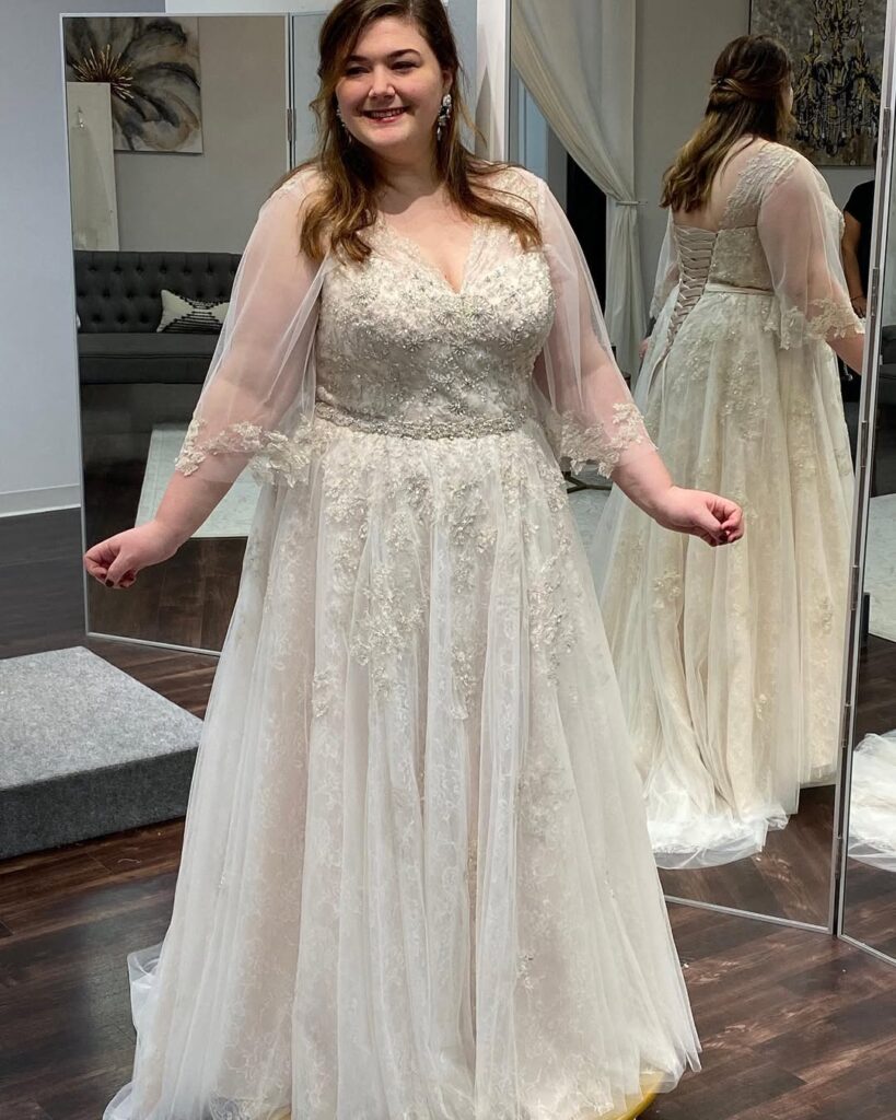 plus sized wedding dresses