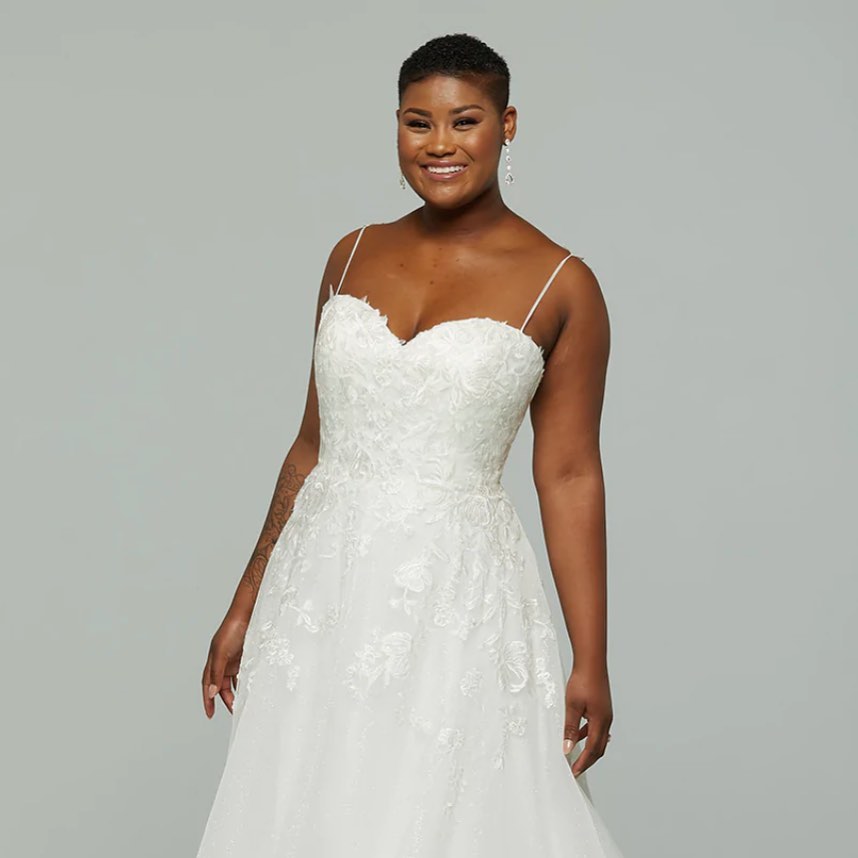 plus sized wedding dress