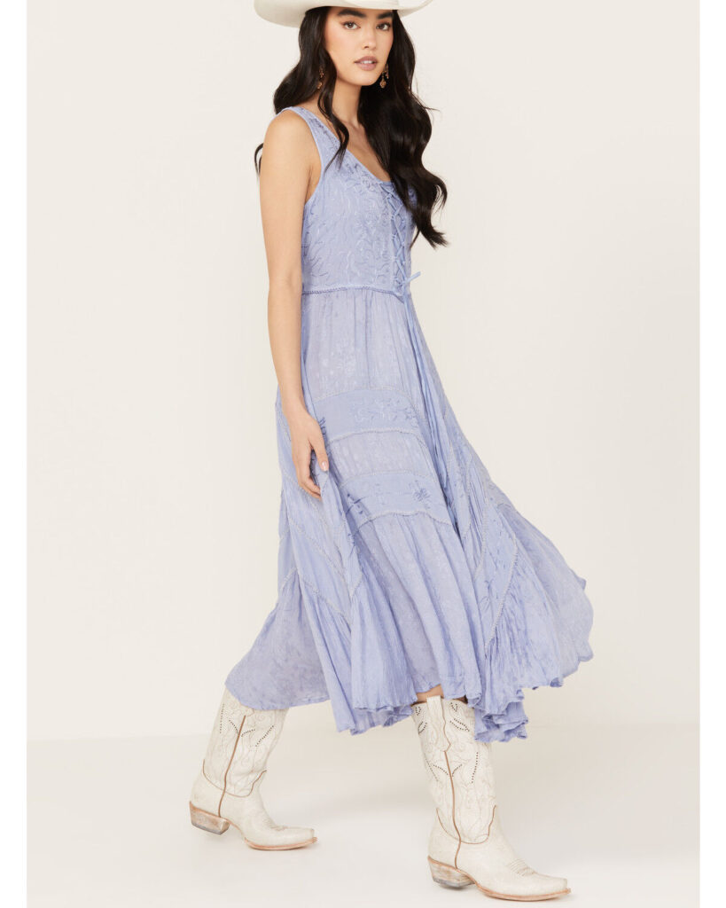 Lace Fringe Long Sleeve Mini Dress