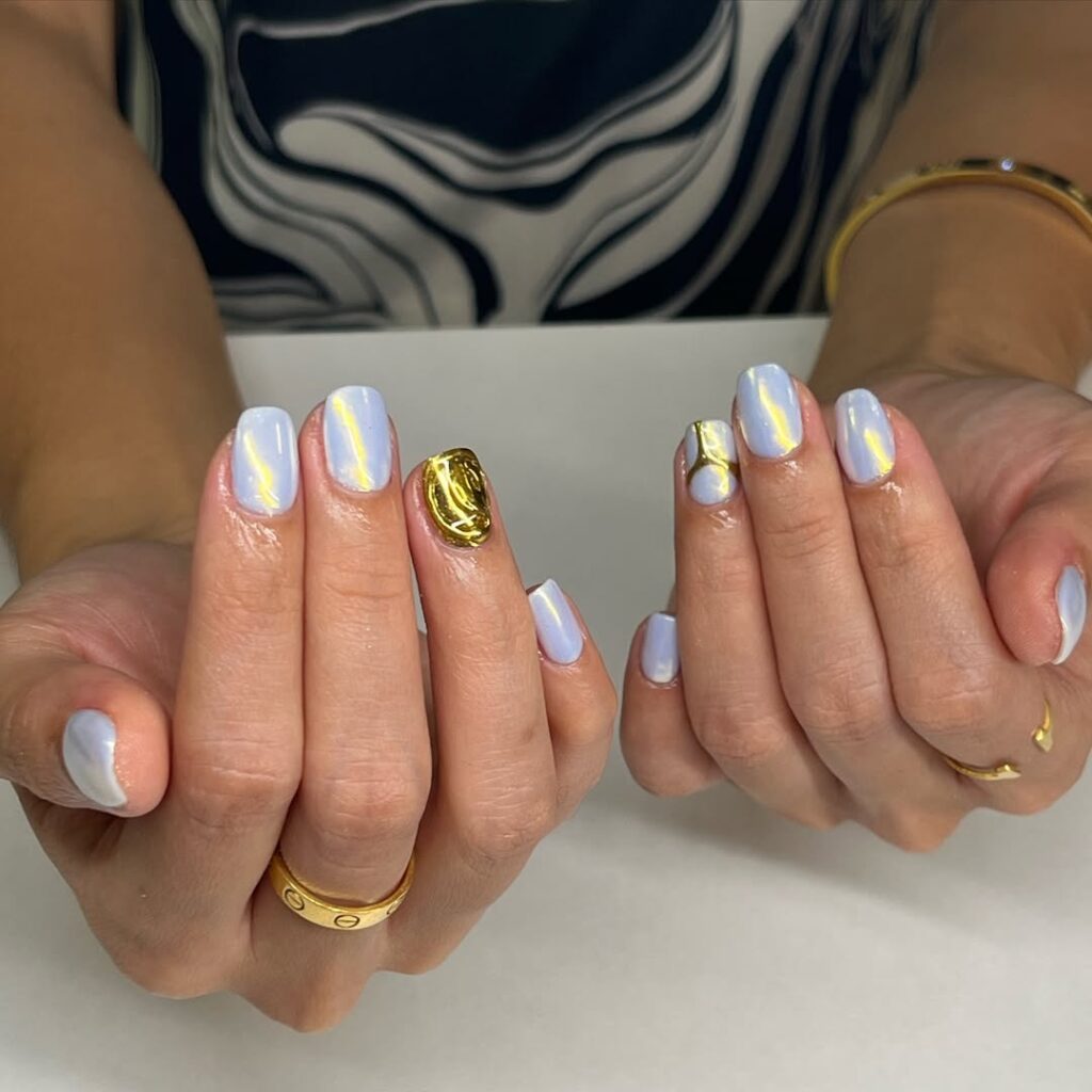 short wedding nails