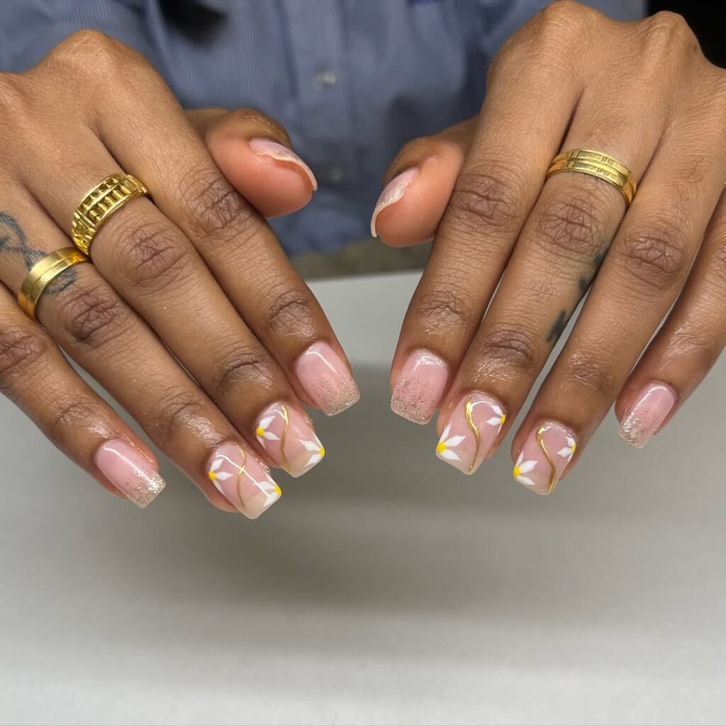 short wedding nails