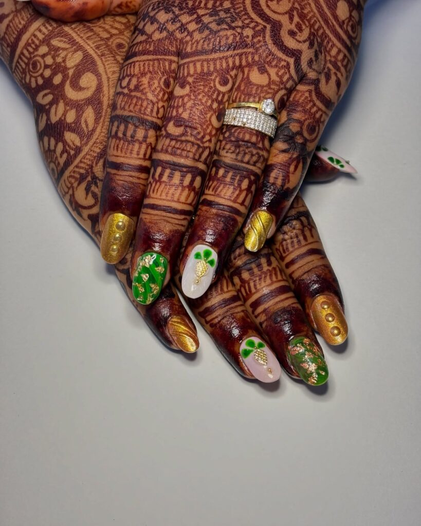 indian wedding nails