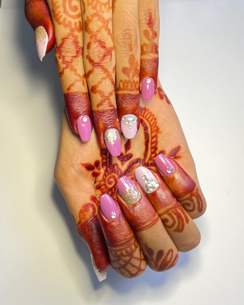 indian wedding nails