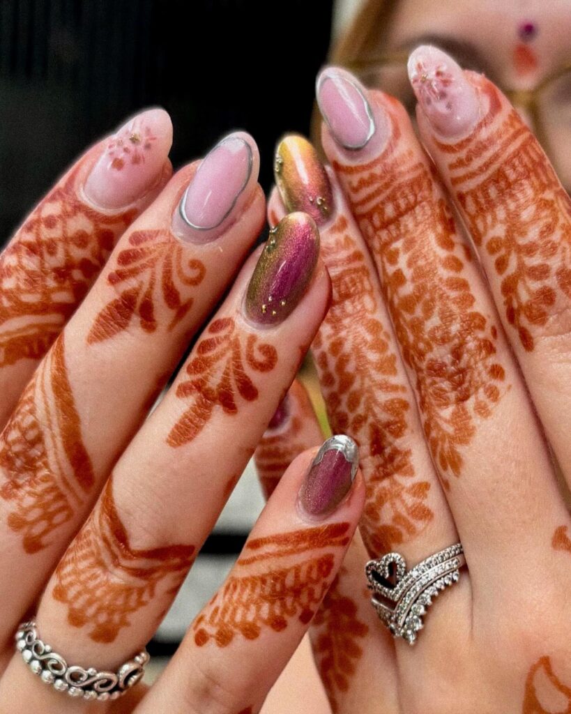 indian wedding nails