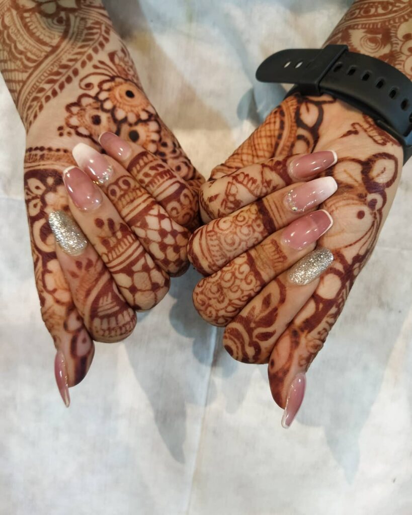 indian wedding nails