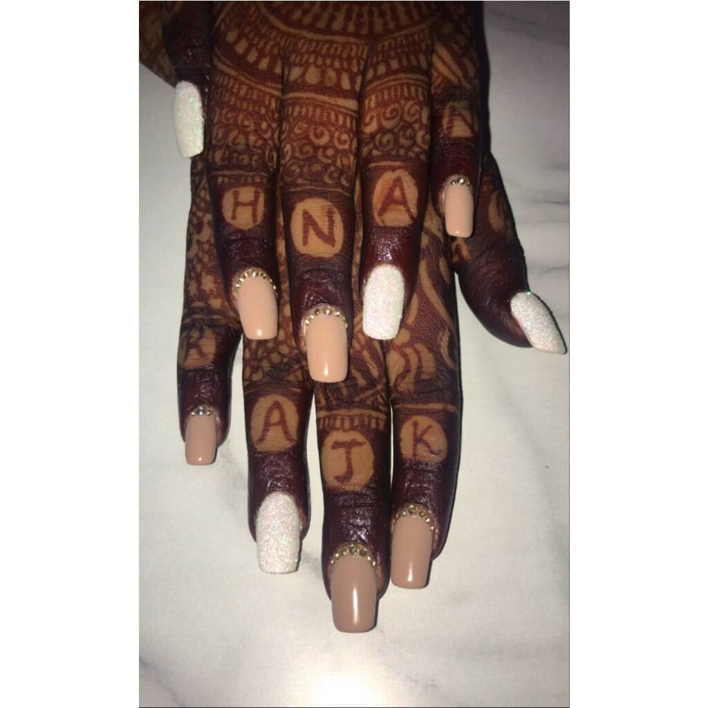 indian wedding nails