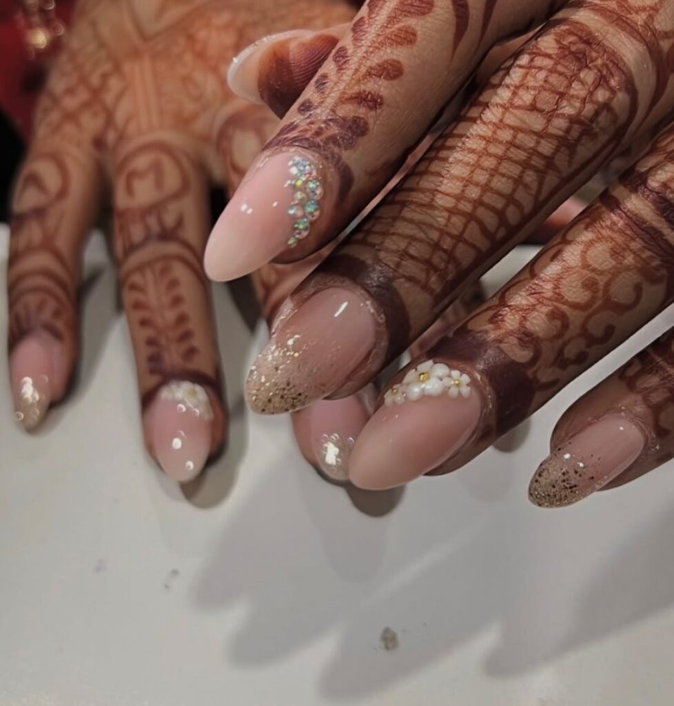 indian wedding nails