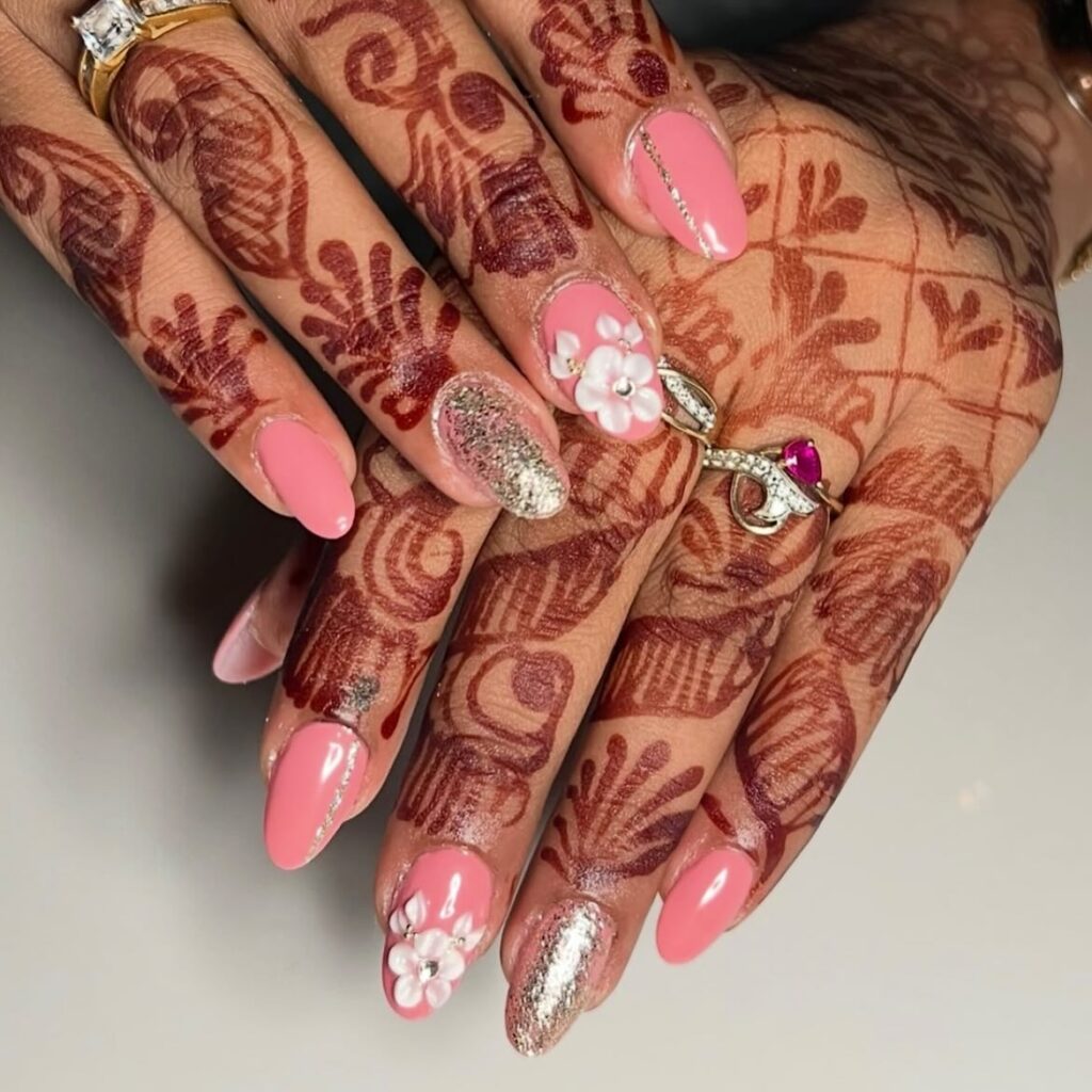 indian wedding nails