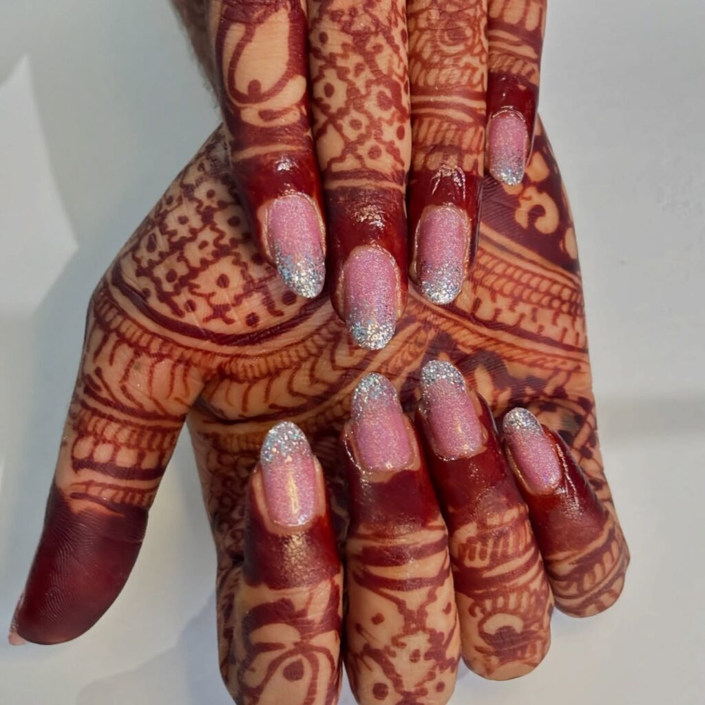 indian wedding nails