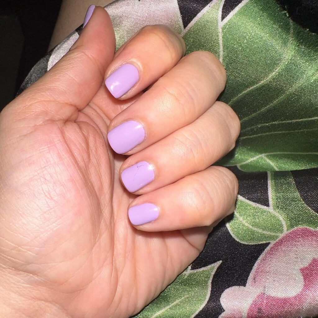 wedding nails for bride