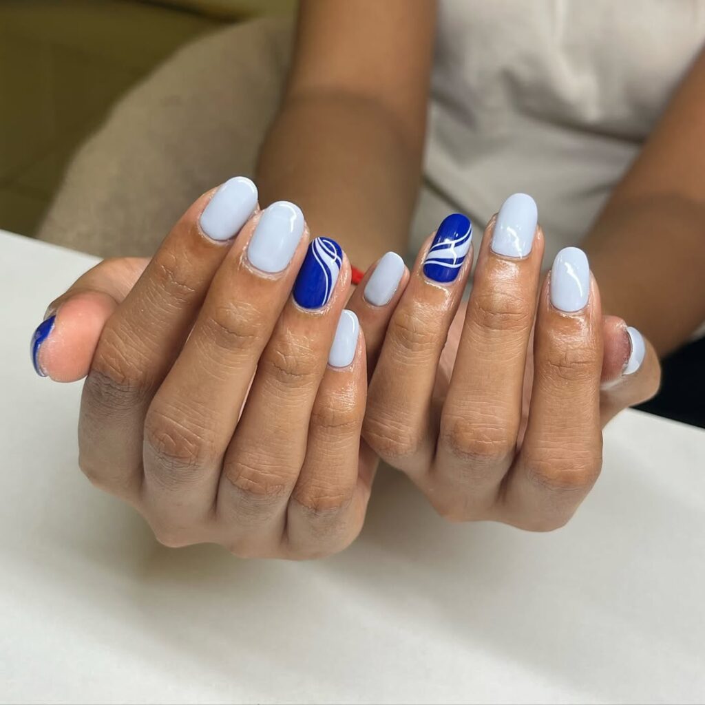 wedding nails for bride