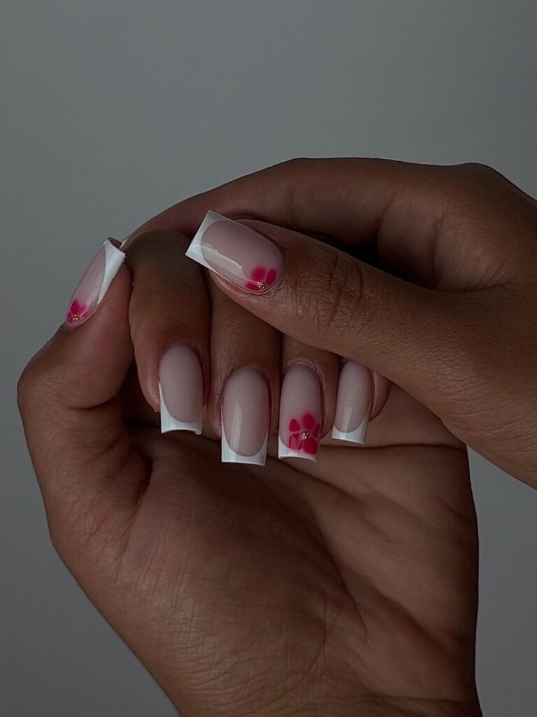 wedding nails for bride