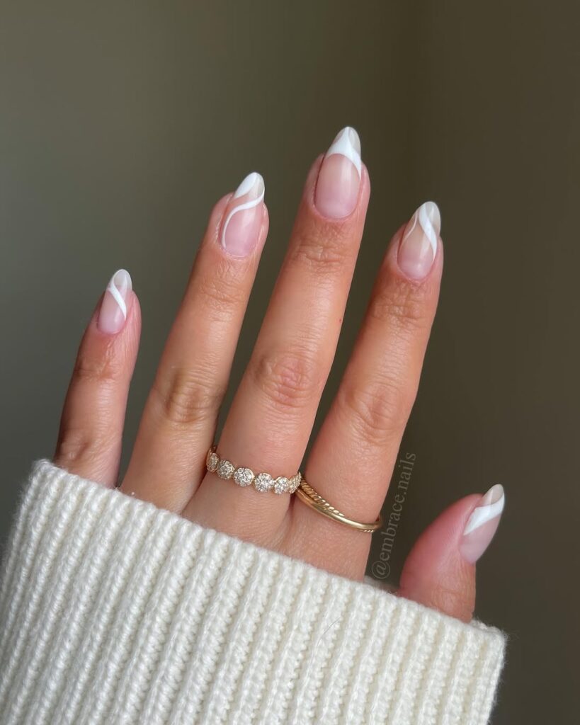 wedding nails for bride