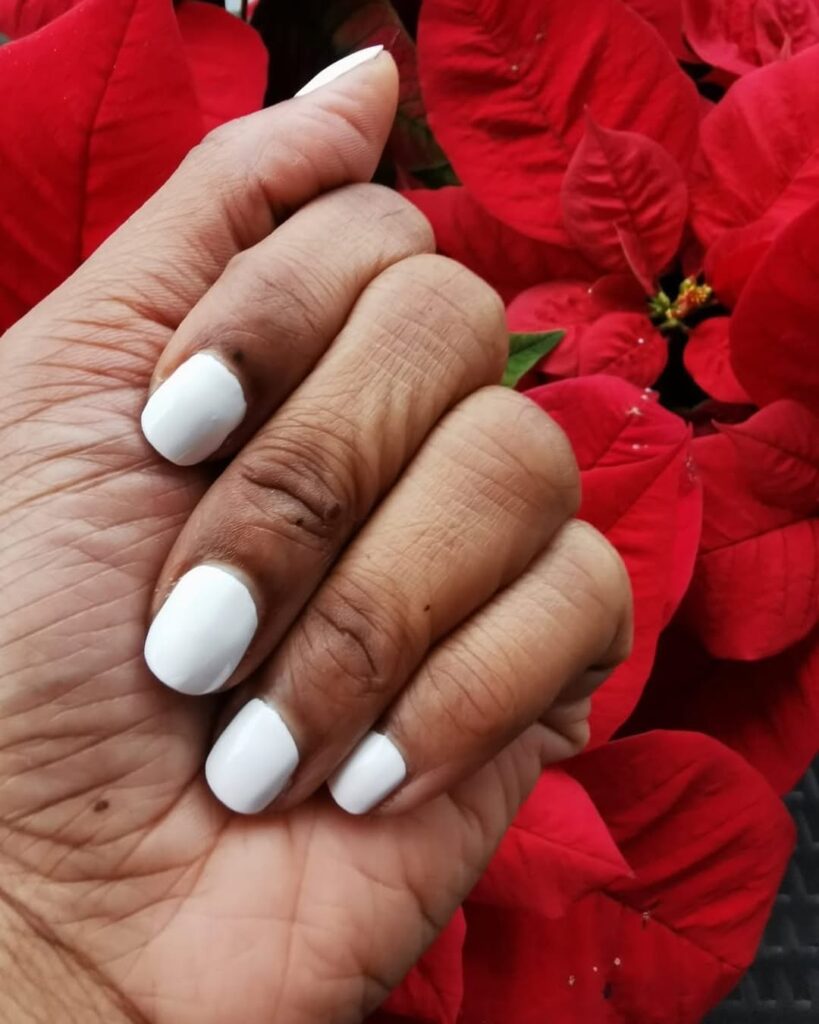 wedding nails for bride