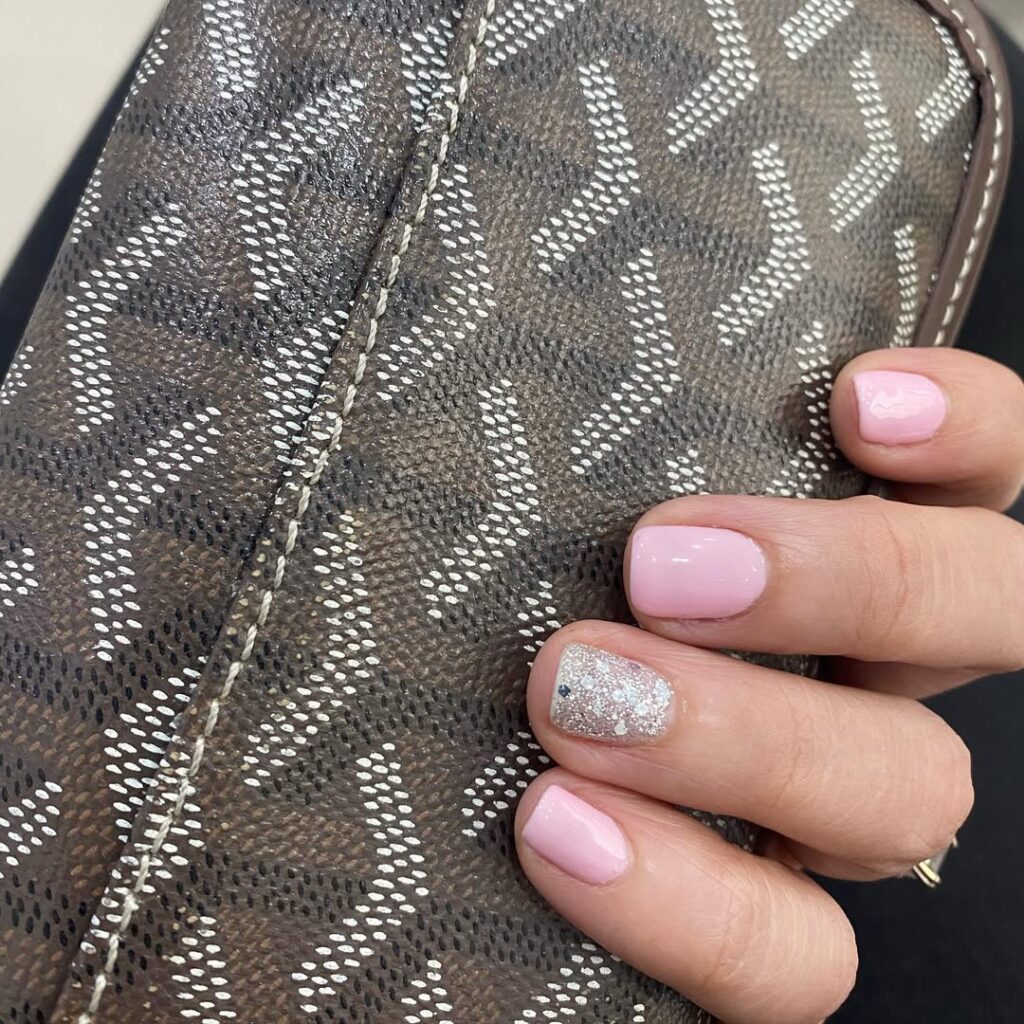 wedding nails for bride