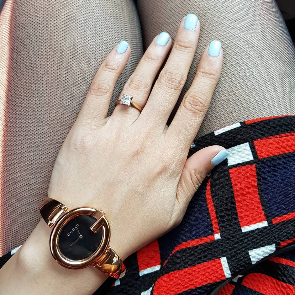 wedding nails for bride