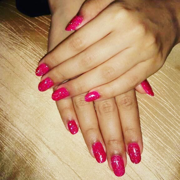 wedding nails for bride