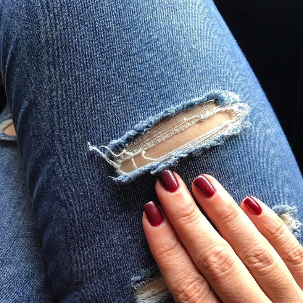 wedding nails for bride