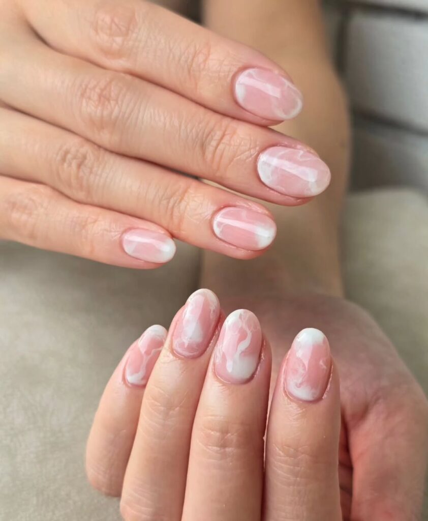 Wedding nails for bridesmaids