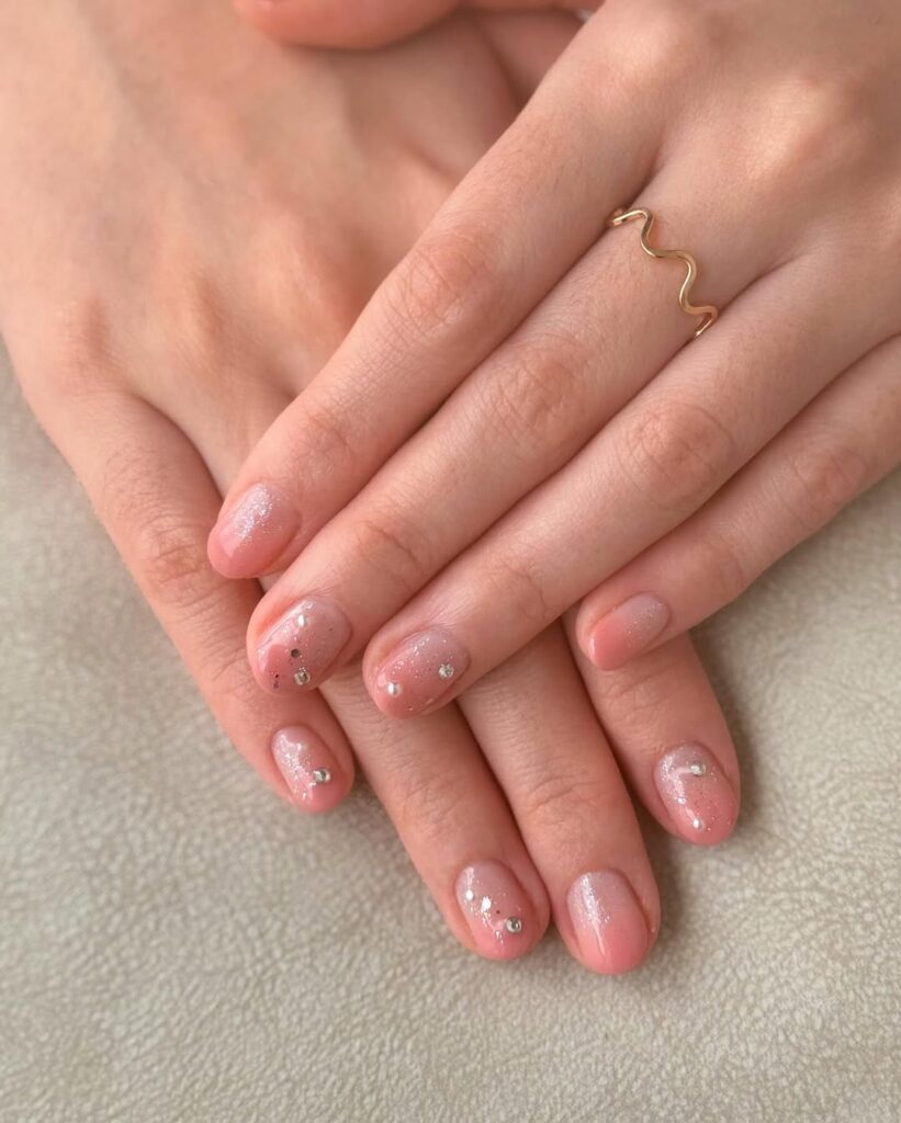 Wedding nails for bridesmaids