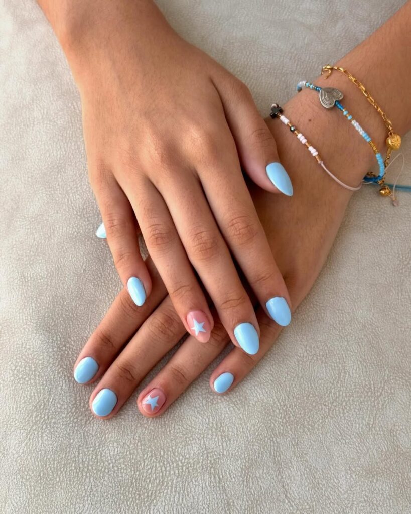 Wedding nails for bridesmaids