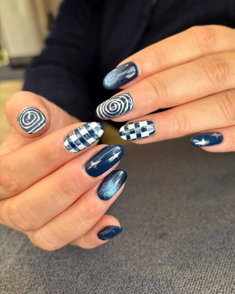 Wedding nails for bridesmaids