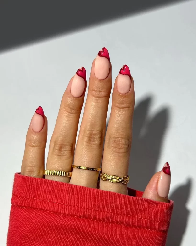 valentine's day nails
