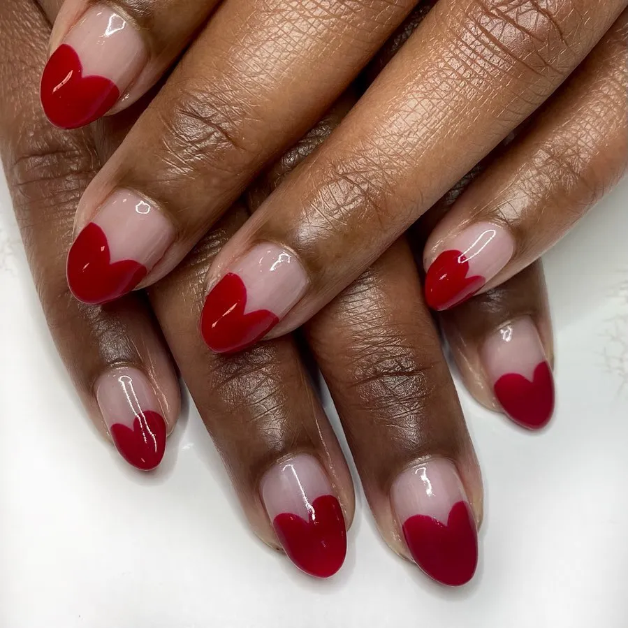 valentine's day nails