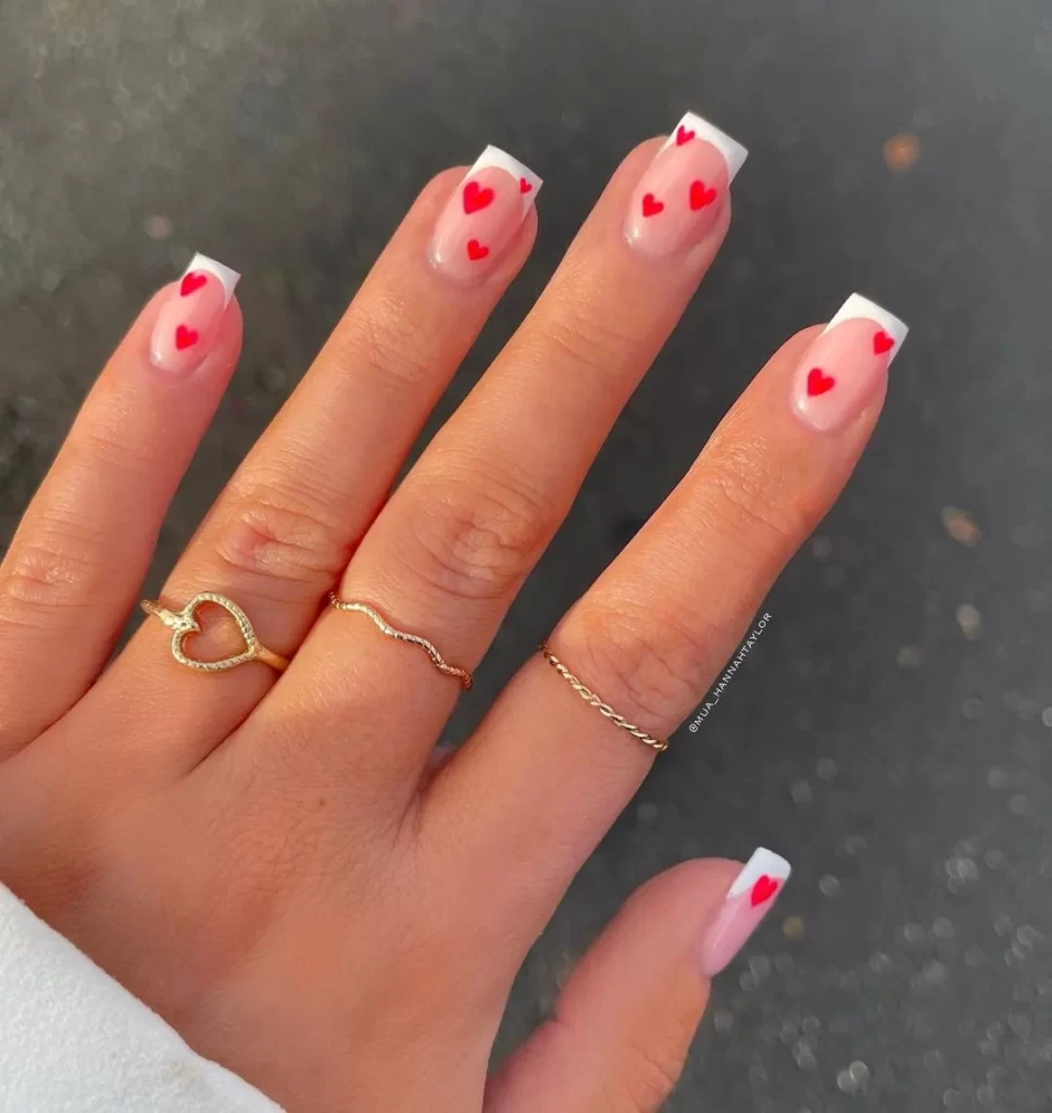 valentine's day nails